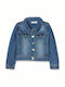 Kids' Denim Jacket Short Blue