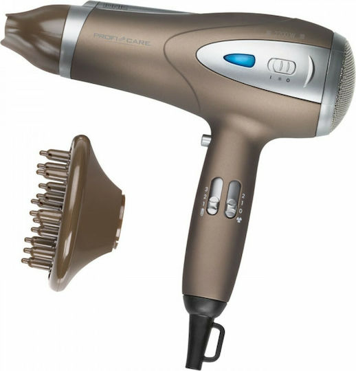 ProfiCare PC-HT 3047 Ionic Haartrockner mit Diffusor 2200W Brown