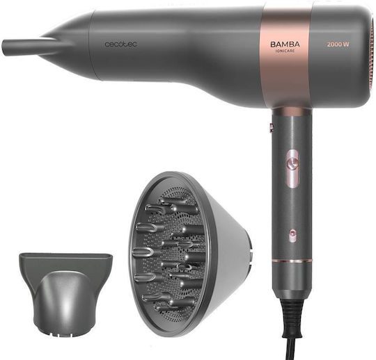 Cecotec Bamba IoniCare 6000 Rockstar Vision Ionic Hair Dryer with Diffuser 2000W