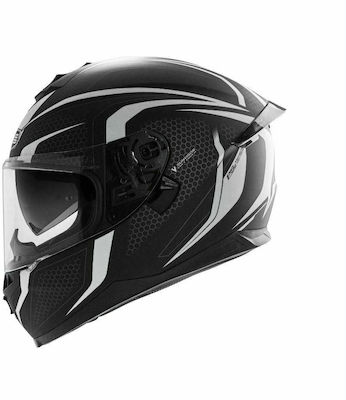 CMS GTR Sport Full Face Helmet with Sun Visor ECE 22.05 1500gr White