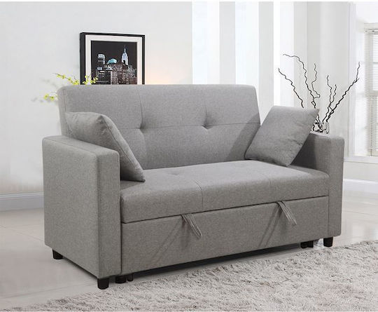 Imola Two-Seater Couch Bed Light Grey 154x100x93 cm E9921 22