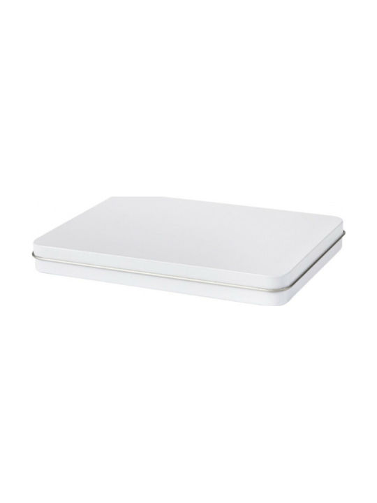 WHITE A5 METAL BOX - 6 pcs