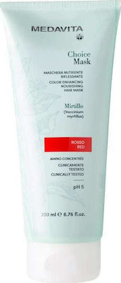 Medavita Choice Mask Vopsea Temporară Roșu 200ml