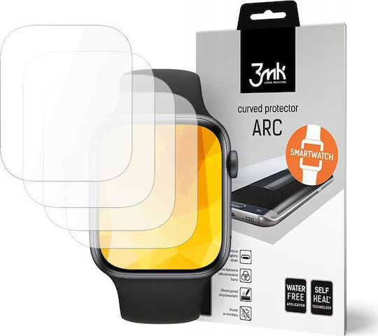 3MK 3D Full Curved Arc Displayschutzfolie für das Apple Watch 40mm,Apple Watch 4/5/6/SE 40mm 3Stück