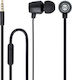 Forever MSE-100 In-ear Handsfree με Βύσμα 3.5mm Μαύρο