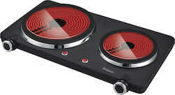 Primo PRCP-40252 400252 Countertop Burner Keramik Double Schwarz