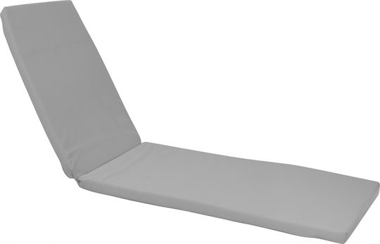 HomeMarkt Sunbed Cushion with Backrest Sifnos Grey 119x78cm