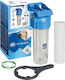 Aqua Filter Central Supply / Under Sink Water Filter System FHPR34-HP1 , 3/4'' Inlet/Outlet,