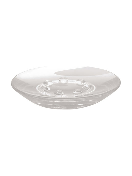 Kleine Wolke Fortune Plastic Soap Dish Countertop Milky