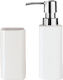 Kleine Wolke Αmitola Ceramic Bathroom Accessory Set White 2pcs