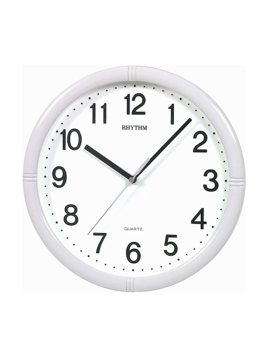 Rhythm Ρολόι Τοίχου Αθόρυβο Πλαστικό 28cm