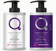 Qure Keratin Therapy Hair Treatment Set with Keratin for Coloured Hair with Shampoo & Mask 2 Pieces