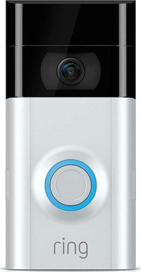 Ring Video Hauskommunikation Türglocke Wi-Fi Kompatibel mit Alexa Silbern
