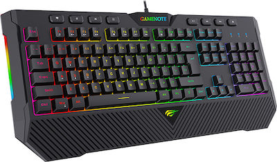 Havit KB486L Gaming Tastatură cu iluminare RGB (Engleză US)