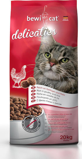 Bewi Cat Delicaties Trockenfutter fr erwachsene sterilisierte Katzen mit  Geflgel 20kg | Skroutz Germany