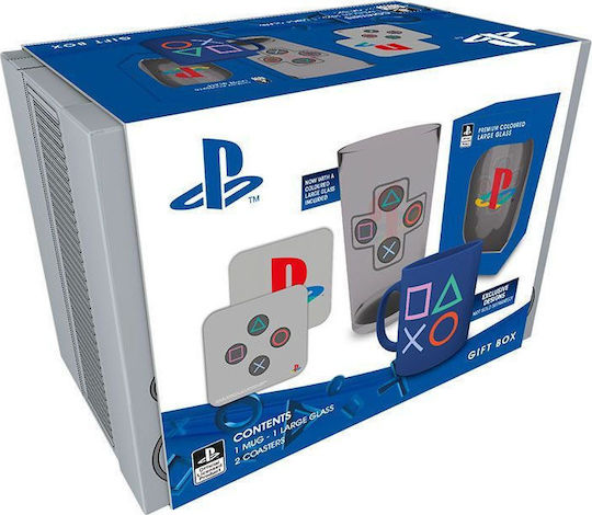 GB eye PlayStation Gift Box Classic 2019 Κούπα Κεραμική Γκρι 4τμχ GB eye PlayStation Gift Box Classic 2019 Κούπα Κεραμική Γκρι 4τμχ
