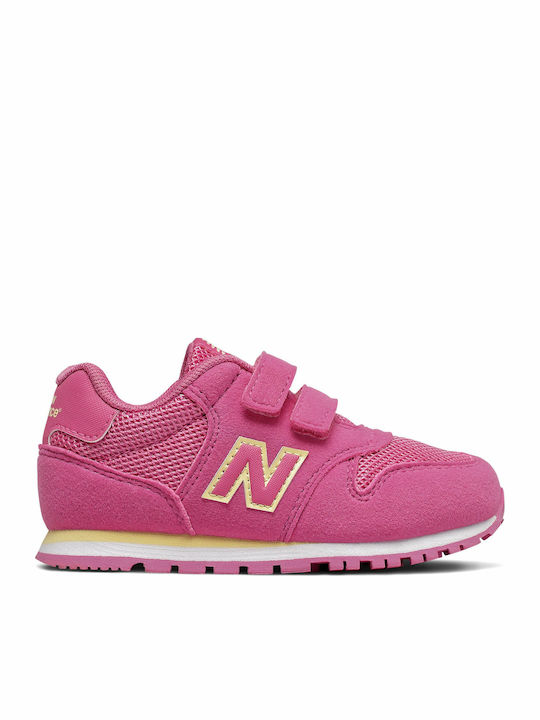 500 Kids Sneakers with Scratch Fuchsia