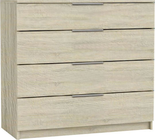 Συρταριέρα Креватокамарас Дървена Drawer с 4 чекмеджета 80x40x83бр