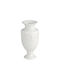 WM Collection Vază Decorativă Porțelan Alb 6x6x14cm 1buc