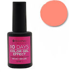 Bioshev Professional 10 Days Color Gel Effect Gloss Βερνίκι Νυχιών Μακράς Διαρκείας Ροζ 135 11ml