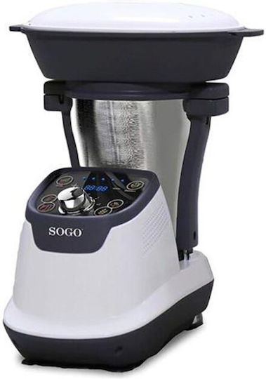 Sogo Πολυμάγειρας 800W με Χωρητικότητα 1.75lt Λευκός