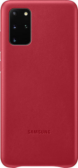 Samsung Leather Cover Back Cover Piele artificială Roșu (Galaxy S20+) EF-VG985LREGEU EF-VG985LREGWW