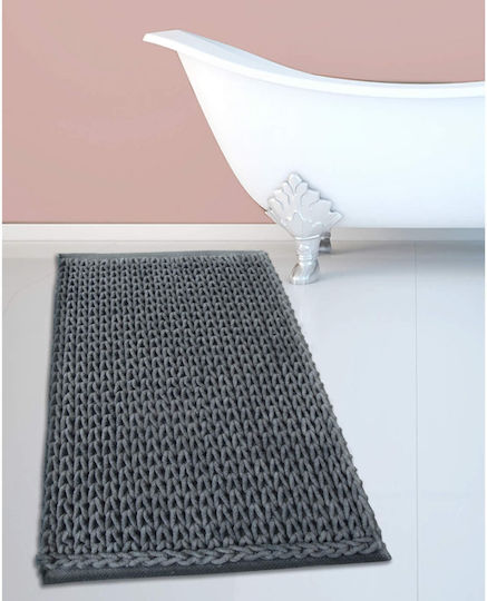 San Lorentzo Covoraș de Baie Bumbac Chenille 1509 DARK GREY Gri închis 50x80buc