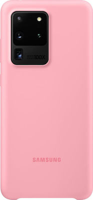 Samsung Silicone Cover Ροζ (Galaxy S20 Ultra)