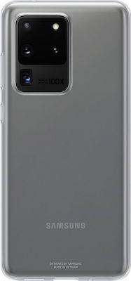 Samsung Clear Cover Umschlag Rückseite Silikon Transparent (Galaxy S20 Ultra) EF-QG988TTEGEU EF-QG988TTEGWW
