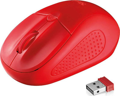 Trust Primo Wireless Kabellos Maus Rot