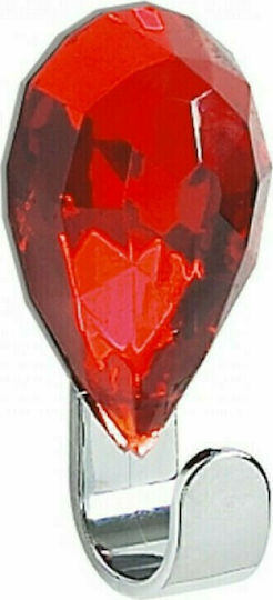 Dimitracas Spirella 05208.006 Haken Badezimmer Einzeln Aufkleber ​3x6.5cm Rotes