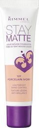 Rimmel Stay Matte Liquid Mousse Foundation 101 ...