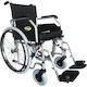 Wheel Economy 24" Αναπηρικό Αμαξίδιο 24" Πτυσσόμενο Απλού Τύπου 43cm Ασημί