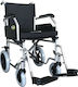 Wheel Economy Transit Wheelchair 12" Folding Simple Type 43cm Silver
