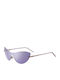 Moschino Women's Sunglasses with Rose Gold Metal Frame and Purple Mirror Lens MOL025/S B3V/2S