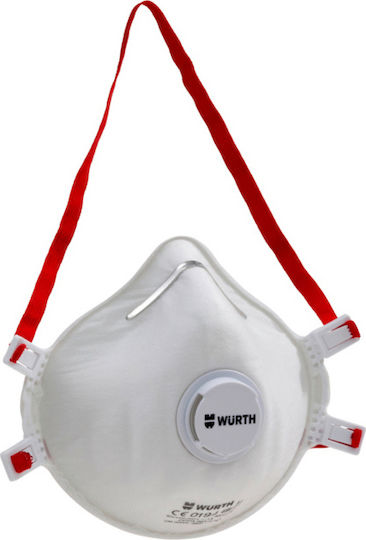 Wurth Maske Halbes Gesicht CM 3000 V FFP3 NR D Weiß 5Stück