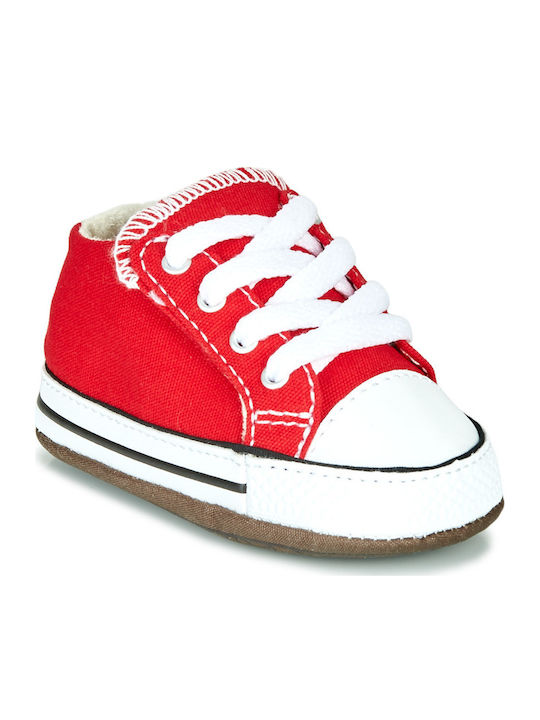 Converse Βρεφικά Sneakers Αγκαλιάς Κόκκινα Star Cribster Canvas