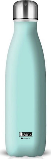 I-Total iDrink Colors Bottle Thermos Stainless Steel BPA Free 500ml Green