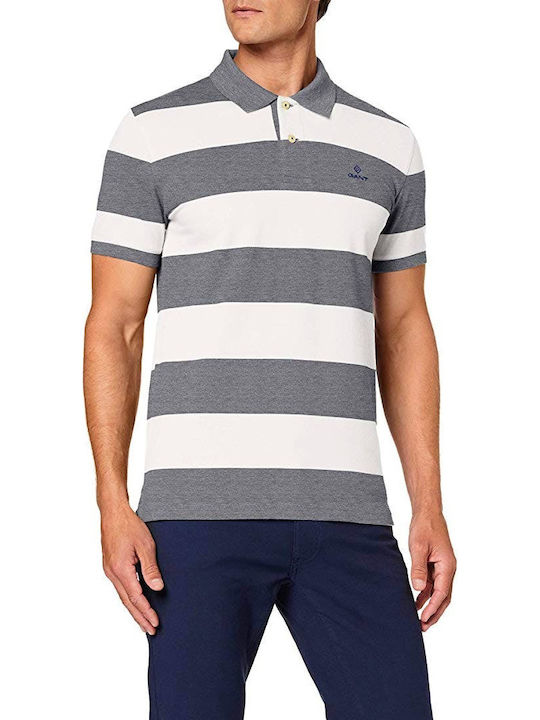 Gant Ανδρικό T-shirt Polo Πολύχρωμο