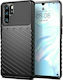 Hurtel Thunder Umschlag Rückseite Kunststoff Schwarz (Huawei P30 Pro)