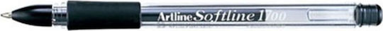 Artline Softline EGB1700 Химикалка Гел 0.7мм Черен с Черен Мастило