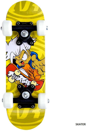 Αθλοπαιδιά Complete Shortboard Κίτρινο Skater