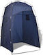 vidaXL Sommer Campingzelt Toilette Blau 130x130x210cm