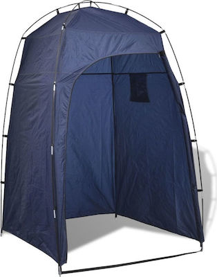 vidaXL Summer Camping Tent Toilet Blue 130x130x210cm