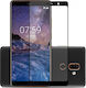 Full Face Tempered Glass Μαύρο (Nokia 3.1 Plus)