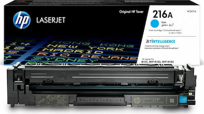 HP 216A Toner Laser Εκτυπωτή Κυανό 850 Σελίδων (W2411A)