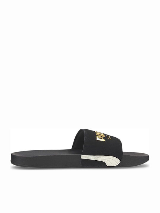 Leadcat FTR Suede Classic Ανδρικά Slides Μαύρα