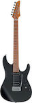 Ibanez AZ2402 Prestige Set Electric Guitar Stratocaster with HH Pickup Configuration Black Flat with Case