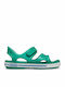 Crocband II Children's Anatomical Beach Shoes Green