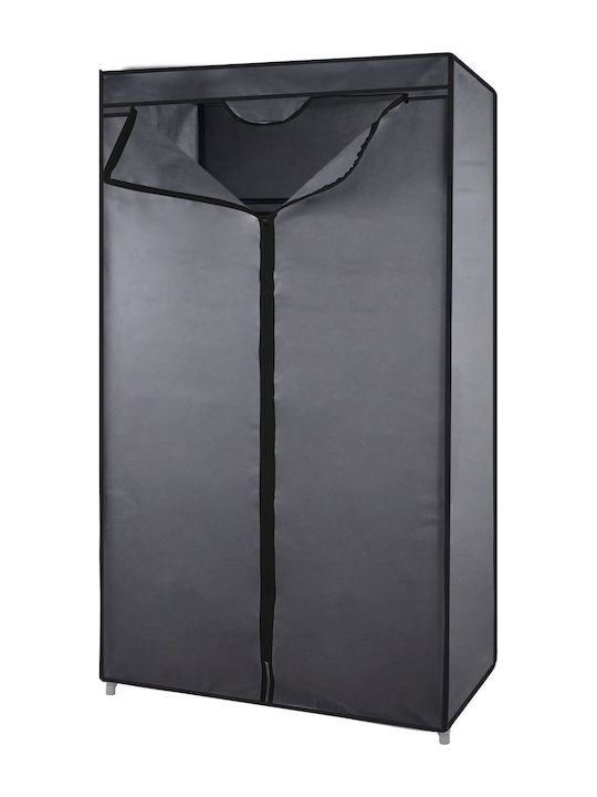 Bormann BPC1000 Fabric Wardrobe with Zipper in Gray Color 60x45x170cm